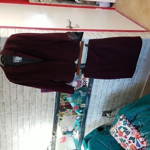 Express burgundy suit size 12